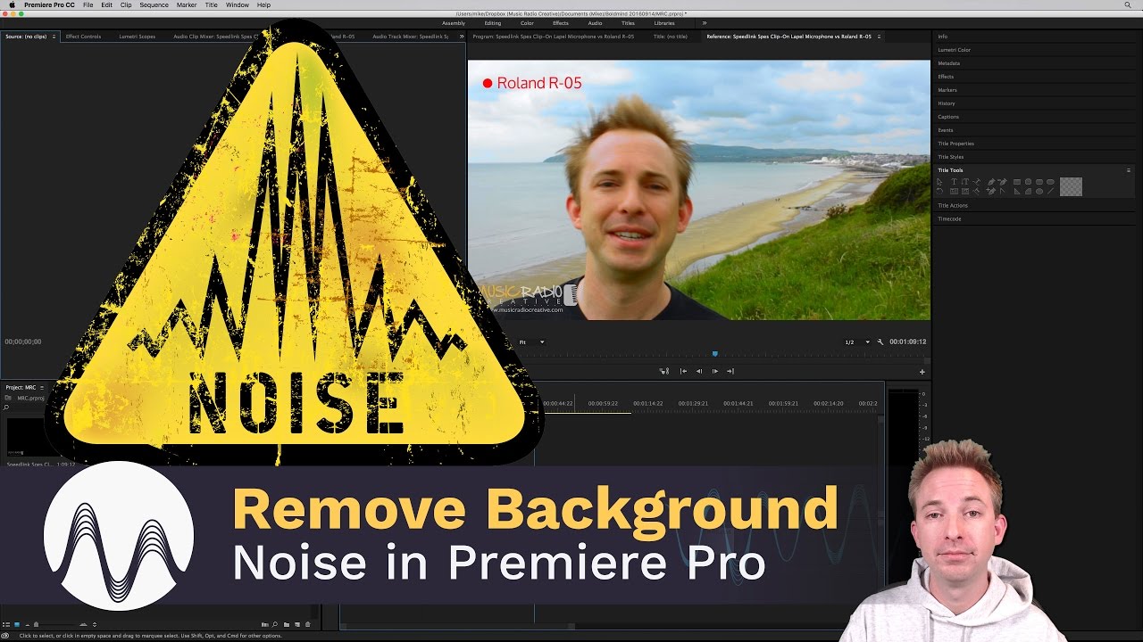 Tutvid How To Remove Background Noise Buzzing Hum In Premiere Pro
